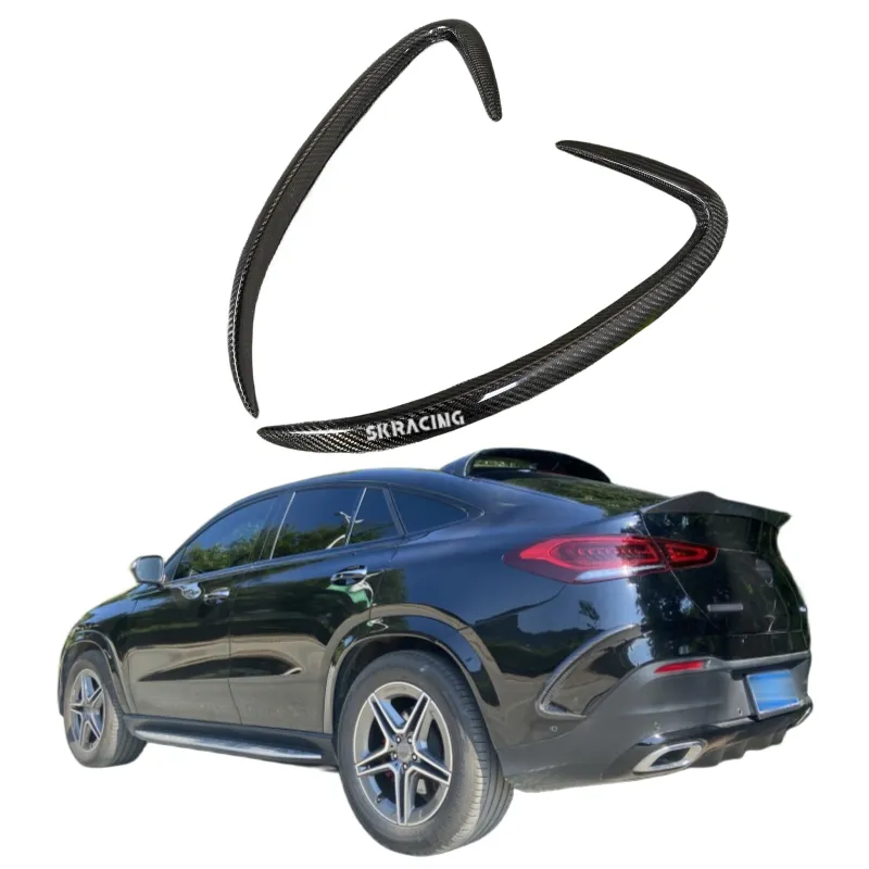 Exterior Auto Peças de Carbono Lado Traseiro Vent Finned faca Quadro Amortecedores Difusor Para Mercedes Benz AMG GLE450 GLE53 GLE63 Body Kits