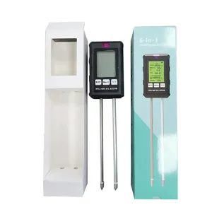 Mới đến 6 trong 1 mét thông minh độ ẩm/Ph/khả năng sinh sản/Lux/độ ẩm/Temp đất mét - Product Image 2