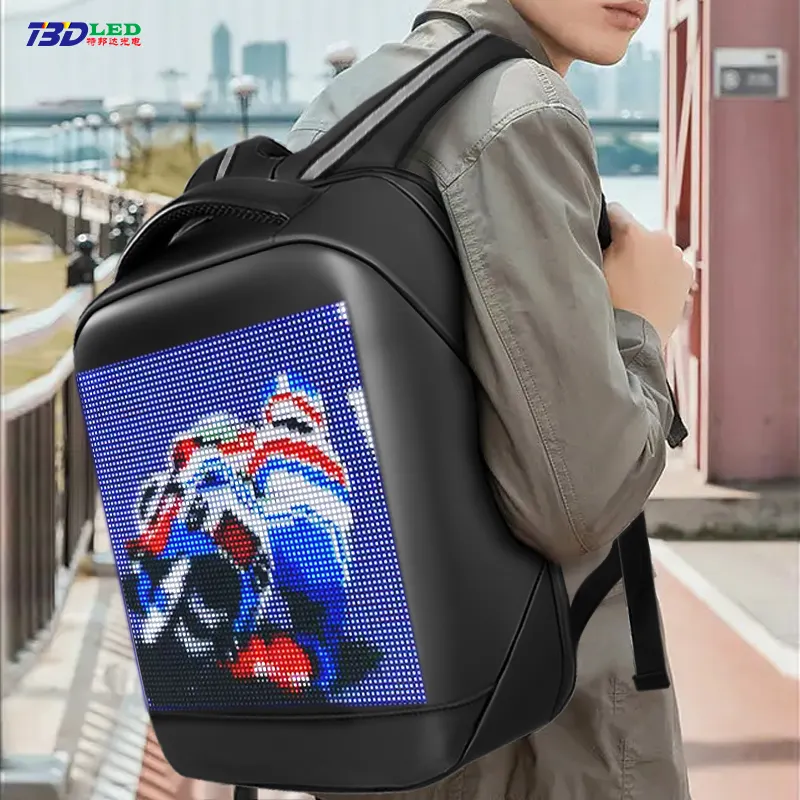 Mochila LED inteligente,