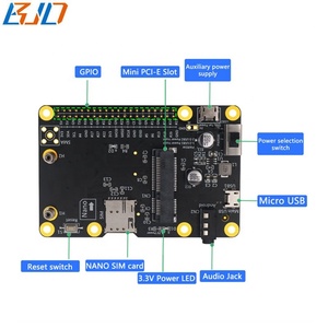 Mini PCI-E PCIe kabelloser Adapter Karte 1 Nano-SIM-Slot Unterstützung 4G 3G LTE WWAN Modul Modem für Raspberry Pi 4 3 2 B+ A+ Zero - Product Image 3