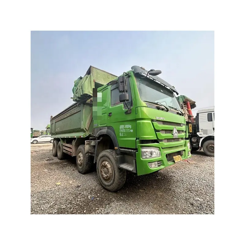 Autocarro con cassone ribaltabile 12 ruote ribaltabile camion usato Howo Sinotruck veicolo commerciale