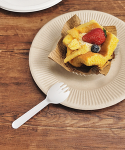 Nhựa miễn phí dùng một lần phân hủy sinh học ngã ba đồ ăn bột bắp Bộ đồ ăn và thiết lập dao kéo - Product Image 3