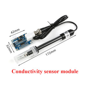 Modulo sensore regolatore di rilevamento PH liquido misuratore di controllo Tester elettrodo BNC PH sonda per Arduino PH 0-14