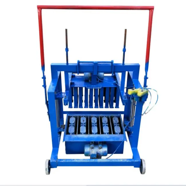 Hot sale manual small diesel Vibrating soil hollow cement Laying Block concrete brick Making Machine