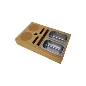 Tre sofa cup chủ khay món tráng miệng & Snack phục vụ Organizer cho phòng khách ghế tay vịn bảng cho đồ uống & xử lý - Product Image 1