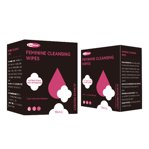 Hoge Efficiëntie Organische Reiniging Vrouwelijke Doekjes Ph-Gebalanceerd Voor Vrouwen Individueel Verpakt Handig Voor Intieme Schoonmaak - Product Image 1