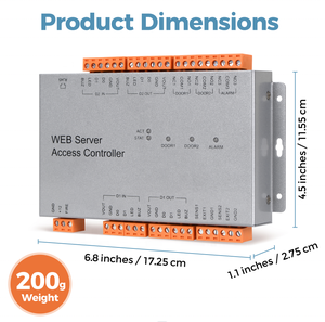 Orddok TCP/IP Web Embedded Server scheda di controllo accessi 2 porte controllo accessi sistema di controllo di accesso OEM ODM supporto FD-ACN2B - Product Image 4