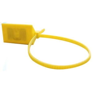 UHF Seal Tag Asset Tag and Labels Custom QR <strong>Code</strong>/Number Printing Disposable RFID Cable Zip Tie Tag for Container Management - Product Image 1