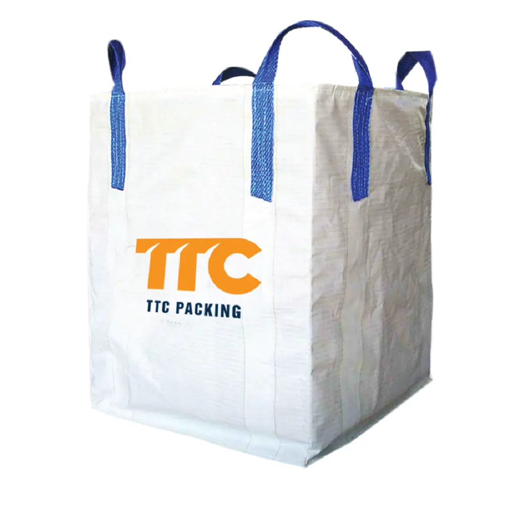 100% Virgin PP Moisture Proof Agriculture Vietnam 500kg PP big jumbo bag construction waste packing fibc bulk bags