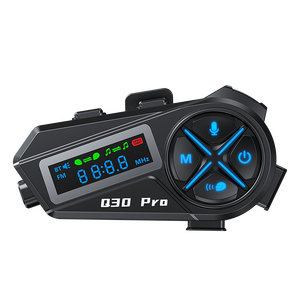 Casque de casque à écran Q30 PRO avec mixage <span class=keywords><strong>audio</strong></span> 500M pour 2 personnes et interphone moto prêt pour l'aventure - Product Image 1