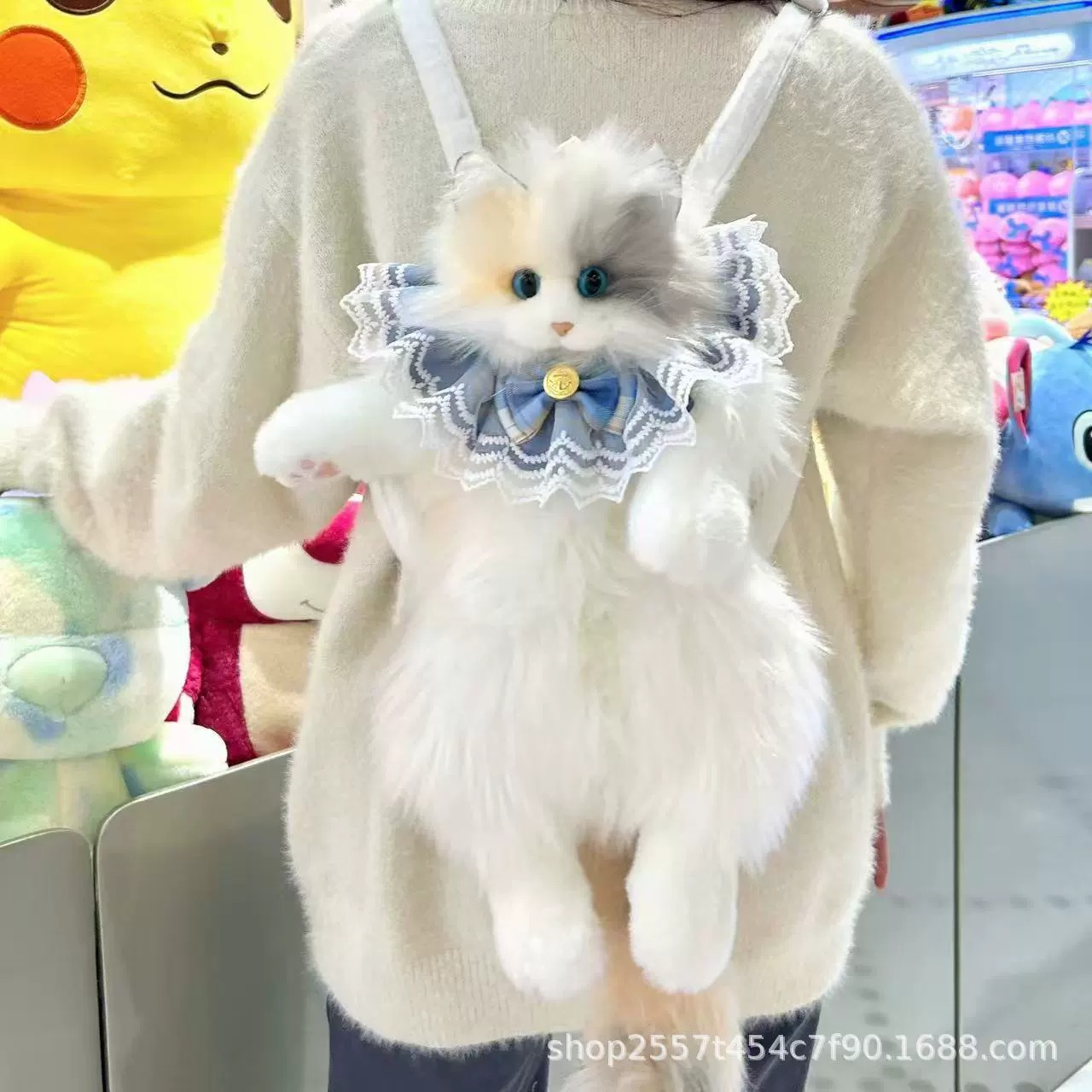 Blue scarf-50cm/450g