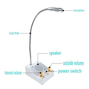 <strong>Intercom</strong> Bank Window <strong>Intercom</strong> System Dual <strong>Way</strong> Interphone Window <strong>Speaker</strong> Two-<strong>way</strong> <strong>Intercom</strong> for Pharmacy Bank - Product Image 3