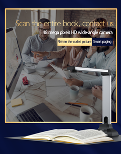Portable HD 18MP A3 Size USB Book Scanner with Overhead Document Scanner OEM Product in Stock - Product Image 4