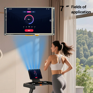 شاشة لمس SANYI مقاس 7 بوصات بدقة 800*480، وحدة <span class=keywords><strong>LCD</strong></span> ذكية بـ16.7 مليون لون مع عرض UART - Product Image 4