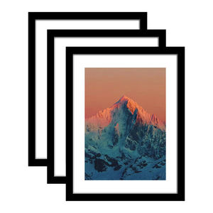 กรอบรูปไม้เนื้อแข็ง A4 8x10 A3ทรงสี่เหลี่ยมขนาดแตกต่างกันทันสมัย - Product Image 4