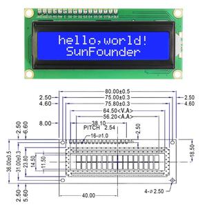 1602A Display Module 5V PCF8574 IIC/<strong>I2C</strong> Interface Adapter Board - Product Image 3