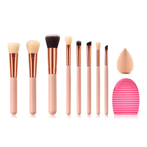 8 adet/takım göz farı vakfı pudra allık Eyeliner kirpik güzellik makyaj Mini sünger setleri ile alet takımı makyaj fırçası - Product Image 2