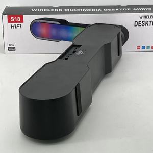 Altavoz inalámbrico Bluetooth sistema de sonido de cine en casa RGB luz LED colorida subwoofer computadora juego de escritorio subwoofer de barra de sonido - Product Image 4