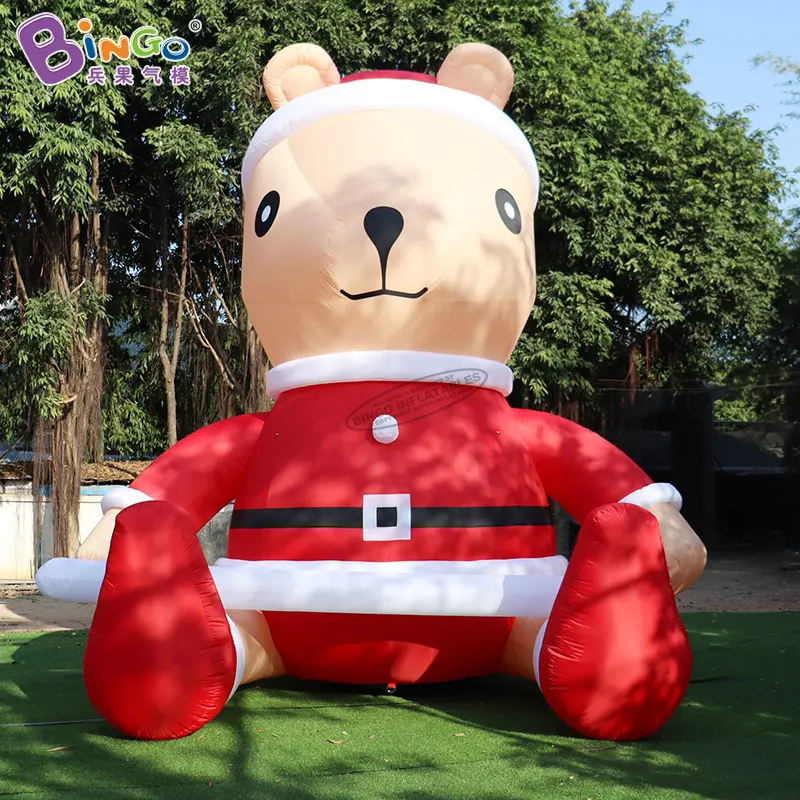 Diseño de decoración inflable de Navidad, disfraz de mascota personalizado, juguetes de animales inflables, ratón inflable gigante