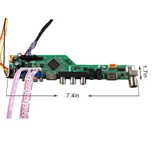 <strong>Lcd</strong> <strong>Controller</strong> <strong>Board</strong> Lvds Tv Circuit <strong>Board</strong> <strong>Vga</strong> Av Usb Universal Tv Motherboard for 15Inch 1024X768 Flexible <strong>Lcd</strong> Screen - Product Image 3
