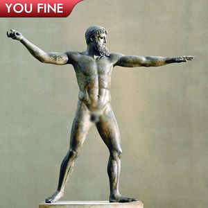 Ngoài Trời Vườn Cuộc Sống-kích Thước Nổi Tiếng Đúc Đồng <span class=keywords><strong>Zeus</strong></span> Điêu Khắc Để Bán - Product Image 1