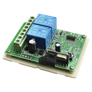 Telecomando 433m interruttore a doppio canale RC 12V-24V ampia tensione, interruttore di uscita relè, emissione di radiofrequenza - Product Image 2