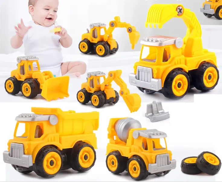 Высококачественные мини-игрушки для детей, интерактивные игры «сделай сам» для родителей и детей, инженерная игрушечная машинка