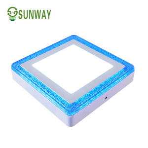 Iki renk iki renkli yüzeye monte 6w 9w 16w 24w çift renkli led panel ışığı - Product Image 5