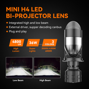 Araba Led aydınlatma Led projektör Mini LED Lens OEM araba için Led far ampulü üç renk led far - Product Image 3