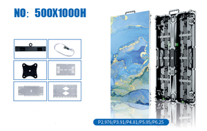 실내 곡선 <span class=keywords><strong>Led</strong></span> 대여 비디오 벽 무대 P2.6 P2.9 P3.9 야외 <span class=keywords><strong>Led</strong></span> 디스플레이 화면 500*500 높은 밝기 - Product Image 2
