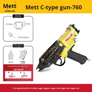 Meite sc760 c-loại Brad Nail Gun khí nén STAPLE Gun cho gà coops OEM tùy chỉnh - Product Image 6