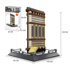 Wange Building Block Sets Architecture <strong>Flatiron</strong> Building <strong>Toy</strong> Kids Architecture Building Block Set - Product Image 2