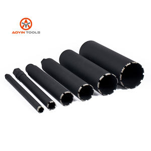 Brocas de núcleo húmedo de segmento de diamante personalizadas de alta resistencia soldadas con láser precisas: para hormigón duro/curado/reforzado, bloques de ladrillos - Product Image 2