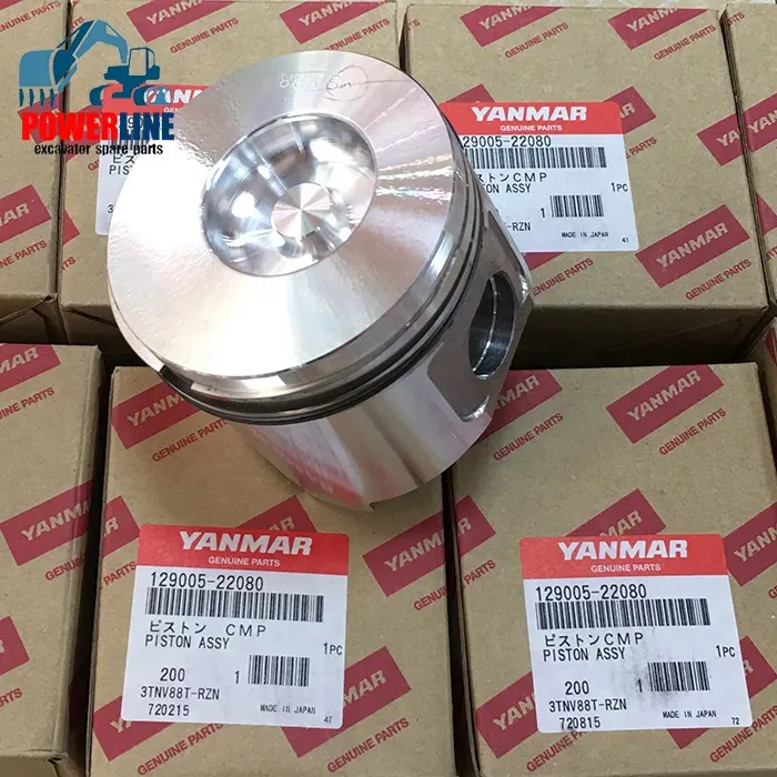 Migliore Qualità kit Pistone E Anello STD 4TNV88 3TNV88 4D88 3D88 129005-22080 per il Motore Yanmar Diesel di macchine del motore parti