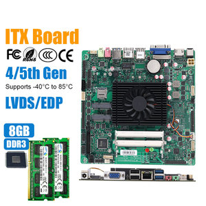 Intel HaswellまたはBroadwell 4/5th Genは、KIOSK POS用のクローン/トリプルディスプレイの拡張EDP/LVDS 6COM 10USB Itxマザーボードをサポートしています - Product Image 1