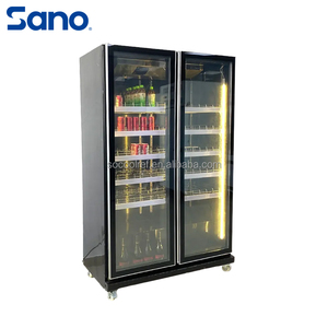 Freezer <strong>Chiller</strong> Industrial Stand up Glass Commercial showcase Display Beverage Drinks Fridge Refrigerator for Shops
