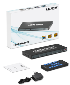 4K 4-in-4-Out for HDMI 2.0 Matrixスイッチスプリッター4x4 for HDMIマトリックスEDIDおよびRS232サポートビデオスプリッター & コンバータ - Product Image 5