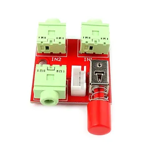 Conmutador de Audio de 3,5mm, 2 entradas, 1 salida, 1 entrada, 2 salidas, conmutador divisor de Audio, módulo conmutador de Audio