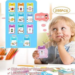 Children's Handheld <strong>Learning</strong> <strong>Machine</strong> for Multilingual Flashcard Reader Speech Therapy Visual Vocabulary Cognitive Education Tool - Product Image 2