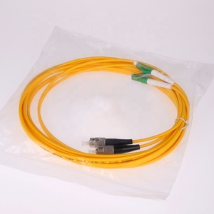 LC APC-FC UPC ดูเพล็กซ์ singlemode OS2 G652d G657a ใยแก้วนำแสงสายแพทช์12แกน CN; Zhe โทรคมนาคมสีเหลือง305M กลางแจ้ง UTP - Product Image 3