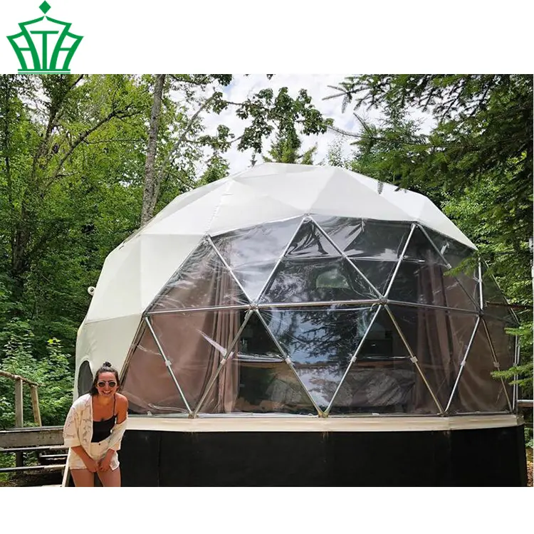 Factory price rent round shaped dome tent camping tent suitable for multiple people