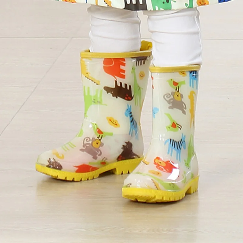 Children Rain Boots Wholesale Waterproof Rubber Boots Kids Boys Girls Water Shoes