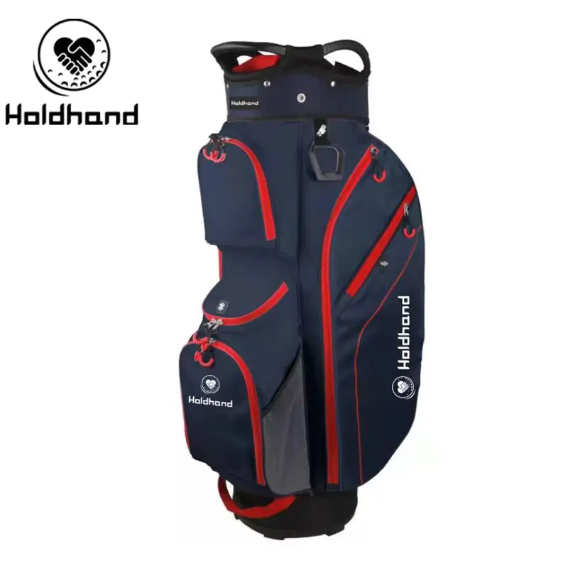 गोल्फ गाड़ी बैग, हल्के गोल्फ क्लब बैग व्यक्तिगत धीरे से काम करना अच्छी तरह से और 7 के साथ जेब, कूलर बैग