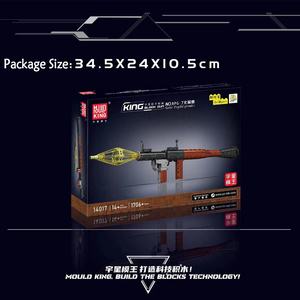 MOULD KING 14017อาคารบล็อกปืนชุด RPG-7จรวดปล่อยอนุภาคขนาดเล็กอาคารบล็อกของเล่นสำหรับเด็กของเล่น - Product Image 6