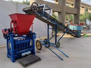 Mobile Mini Automatic Concrete Cement Ziegel-und Block herstellungs maschine Automatische Ziegel herstellungs maschine - Product Image 4