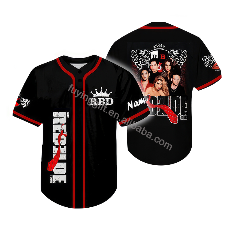 Rbd rebelde chemise jersey