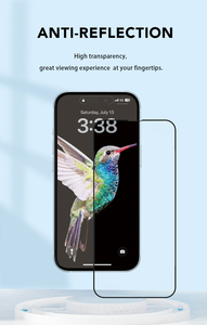 ANANK 9H 2.5D Ultra Clear iphone 16 Pro Max için şeffaflık AR anti-yansıtıcı ekran koruyucu geliştirmek - Product Image 4