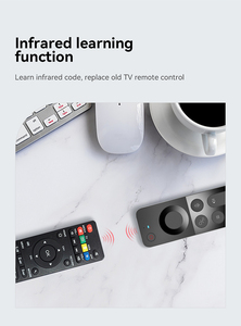 W3 Air Mouse 4-in-1 voce telecomando 2.4G RF controllo Wireless per Nvidia Shield Android TV Box HT-All-in-One dispositivo di plastica in metallo - Product Image 6