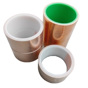 Фабричная Золотая полупроводящая буферная Водонепроницаемая нейлоновая лента для кабелей, проводящая ткань из медной фольги - Product Image 1