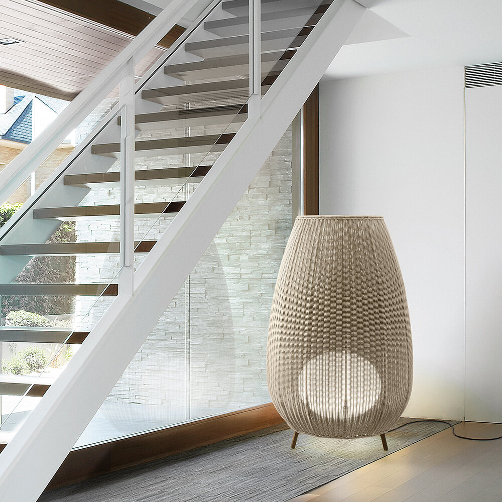 D81 * H124 cm-Marron ou beige